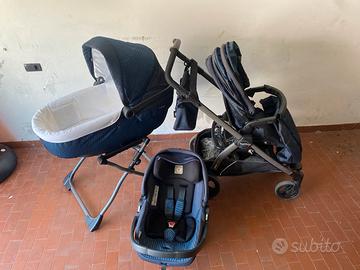 Trio pegperego completo blu