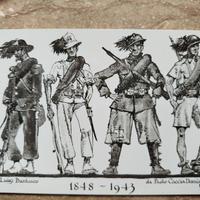 Cartolina 1966 Associazione Bersaglieri di Gorizia