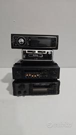 Lotto Autoradio Vintage Anni 70/80 In Blocco 4 Pez