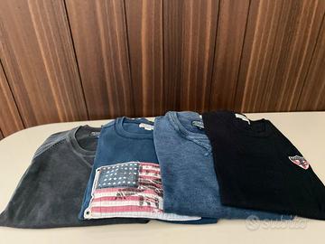 Lotto 4 maglioni cotone uomo Polo Ralph Lauren