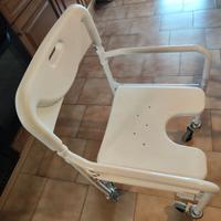 sedia doccia anziani con ruote