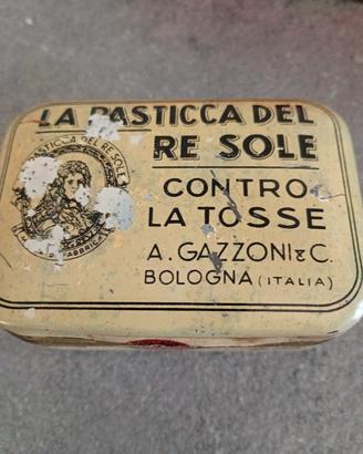 Scatoletta vintage  in metallo caramelle 