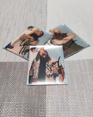 Carte WWE autografate Wyatt Harper Rowan