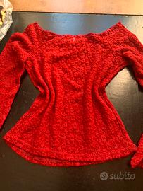 Top elasticizzato nude look