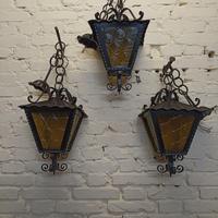 Lampade, lanterne 3 pezzi uguali