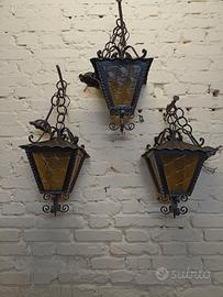 Lampade, lanterne 3 pezzi uguali