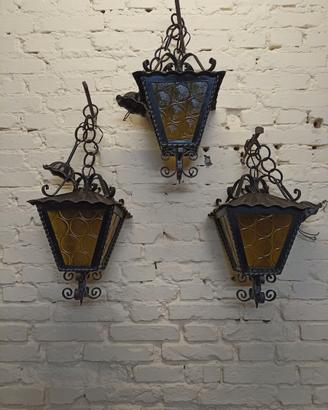 Lampade, lanterne 3 pezzi uguali