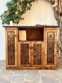 credenza bassa buffet / mobile bar in legno