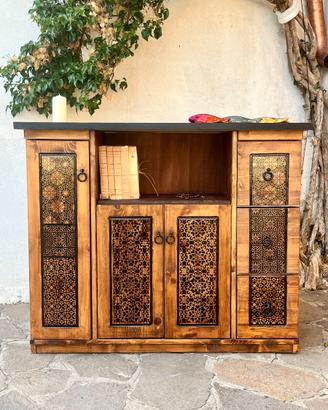 credenza bassa buffet / mobile bar in legno
