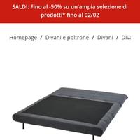 divano letto due posti 