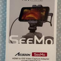 Accsoon SeeMo Adattatore acq. video per iPhone