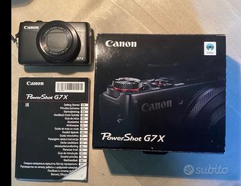 Canon PowerShot G7x Fotocamera G7 x SPEDIZIONE POS
