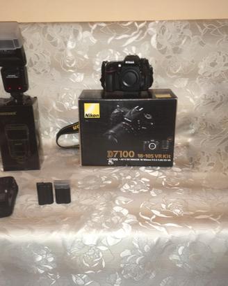 KIT  FOTOCAMERA REFLEX  NIKON  D7100 + ACCESSORI