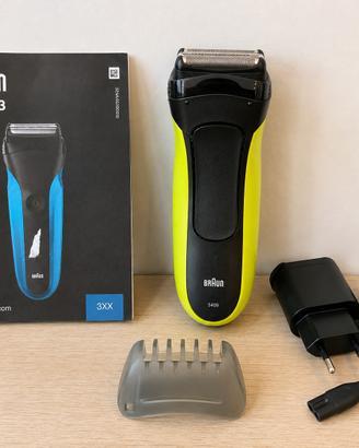 Rasoio elettrico Braun Series 3 3XX + caricatore e