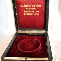 Scatola antica porta orologio L. Fernier et Freres