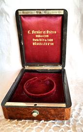 Scatola antica porta orologio L. Fernier et Freres