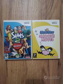 the sims 2 pets e Wario ware per Nintendo wii