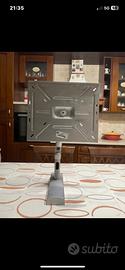 braccio porta tv in ferro, regge max 25 kg