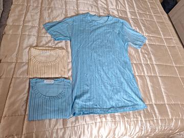 3 Maglie intime uomo cotone taglia M nuovo