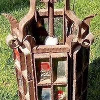 ANTICA LANTERNA STILE GOTICO FRANCESE