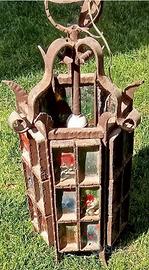 ANTICA LANTERNA STILE GOTICO FRANCESE