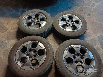 4cerchi lega 16 jeep Renegade più sensori