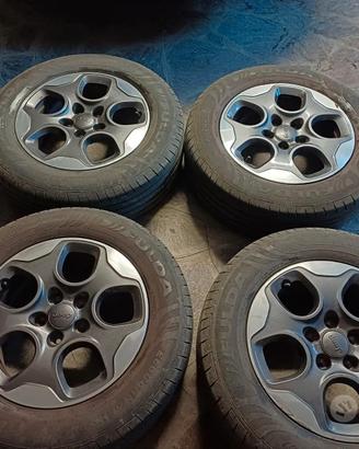 4cerchi lega 16 jeep Renegade più sensori