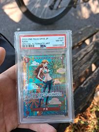 Carta One Piece - Nami SP OP01-016 (Jap) PSA 8