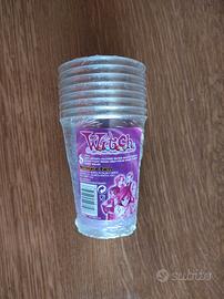 Pacco bicchieri w.i.t.c.h.