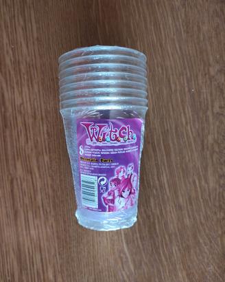 Pacco bicchieri w.i.t.c.h.