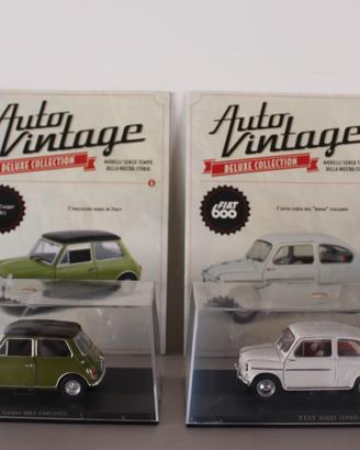Lotto 4 Modellini 1:24 Auto Vintage Hachette