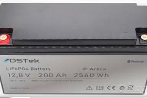 Batteria LiFePO4 12,8V 200Ah \"ARTICA\ + Bluetooth
