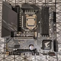 Scheda madre Aorus B560M + processore Intel