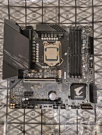Scheda madre Aorus B560M + processore Intel