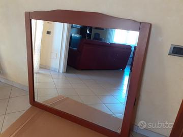 Specchiera in legno massello