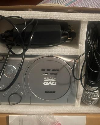 Lettore dvd con microfono