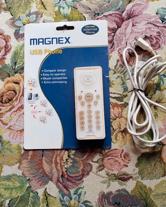 Telefono USB Magnex Per PC/Skype Vintage Tech