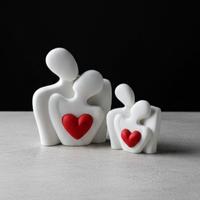 Coppia statue romantiche San Valentino Amore Cuore
