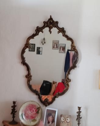 Consolle antica con specchio
