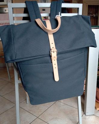 Clarks - Zaino The Millbank - Blue e beige