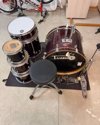 Batteria Tamburo T5 completa
