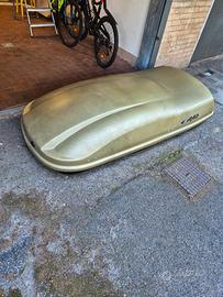 BOX TETTO AUTO FARAD 680L GRIGIO GOFFRATO