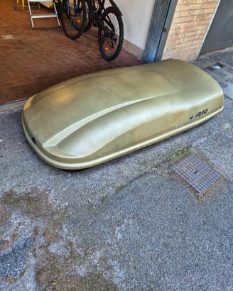 BOX TETTO AUTO FARAD 680L GRIGIO GOFFRATO
