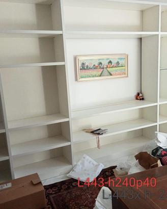 Libreria a Muro Modulare