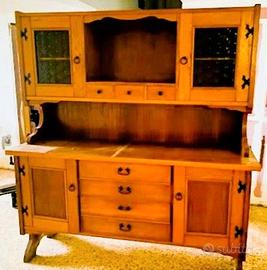 Credenza in legno massello vintage – 170×180×50 cm