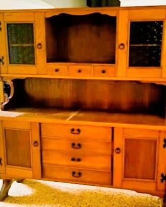 Credenza in legno massello vintage – 170×180×50 cm