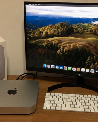 Mac mini M2 8GB 256GB + Monitor LG 27" – Completo