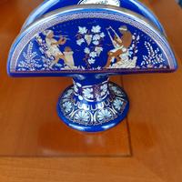 Porta tovaglioli in ceramica e dettagli oro 24K 