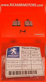 PASTIGLIE FRENO PEUGEOT