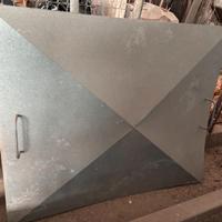 Coperchio in acciaio zincato